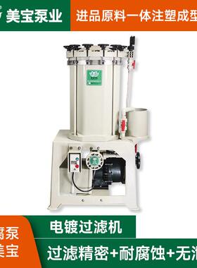 PP电镀过滤器美电镀锌过滤机化学液过滤机耐腐蚀过滤机厂家