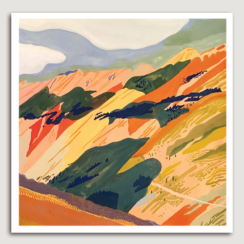 美国知名艺术家Ariel Lee《风景》艺术衍生品 风景画挂画版画