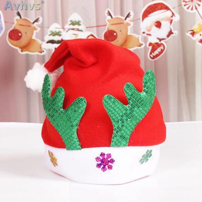 圣诞节圣诞帽Christmas hat decorated hat Christmas antler