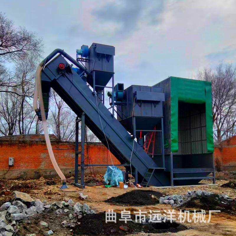 码头罐车装灰机粉煤灰卸灰机集装箱粉料卸灰机移动式卸灰机