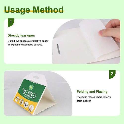 5pcs Pest Reject Fly Insects Sticky Glue Trap Magic Moth