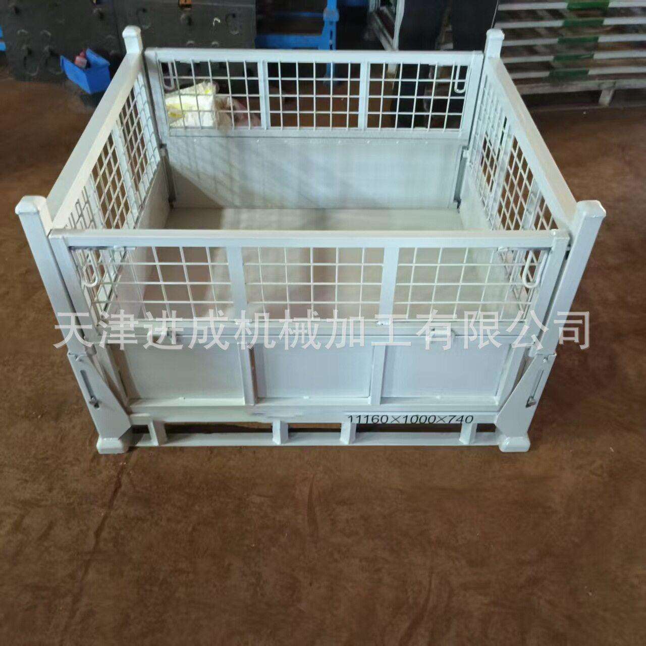 折叠仓储笼SZZ网格框架料箱堆垛铁货框物料框架货架框周转零件框