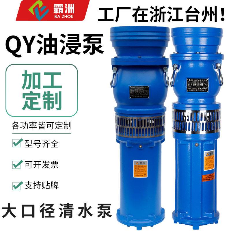 定制qy油浸泵三相潜水泵农用园林排灌抽水泵大流量喷泉泵浇灌泵