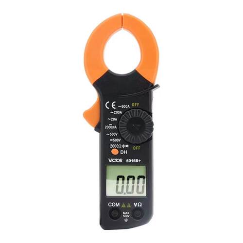 胜利万用表高精度数显钳形表VC6016B+/6056D数字多用交直流电流表