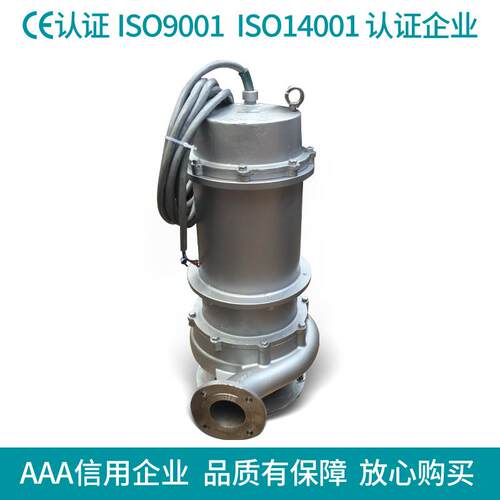 QW不锈钢排污泵,双相不锈钢2205海水泵,WQ耐腐蚀污水泵