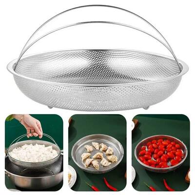 Stainless Steel Food Steamer Basket Pressure Cooker Steamer