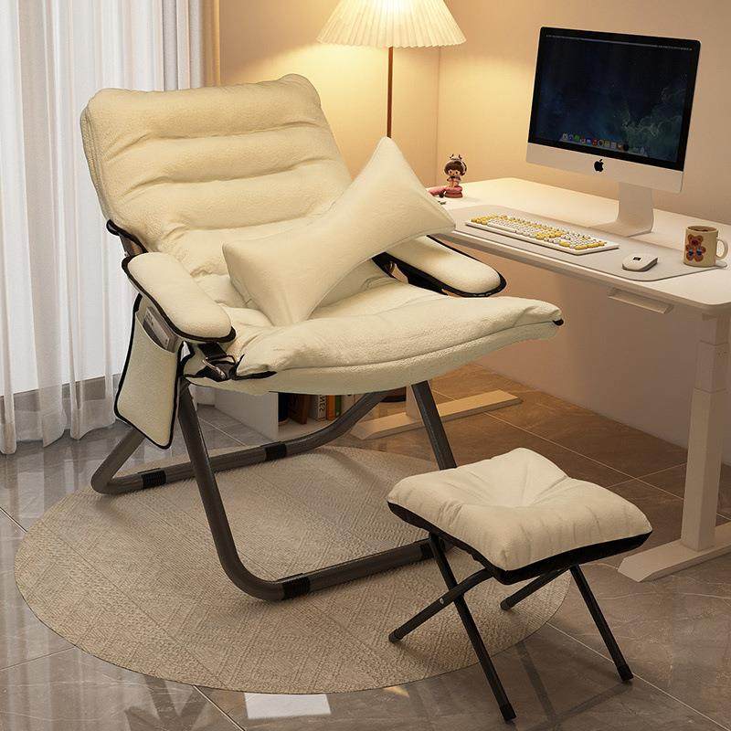 懒人沙发靠小背躺椅学RHV生宿舍电脑椅发家用卧台室单人沙阳折叠