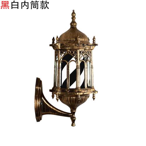 美发小型能彩宫EIJ灯防水光转灯理复发店节壁挂式古风挂壁转灯灯