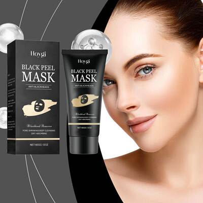 HOYGI Charcoal Peel-Off Mask for Fresh and Clear Skin - A Ge