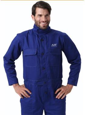 友盟 AP-8200 蓝色连体阻燃工作服 阻燃、透气、轻便、可水洗