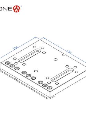 A-ONE线切割机床高精度三目治具 edm线切割放电加工工件组合夹具