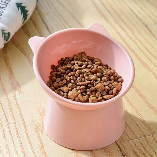 Pet Dog Cat Bowl with Raised Stand Pet Food Cat feeder Prote