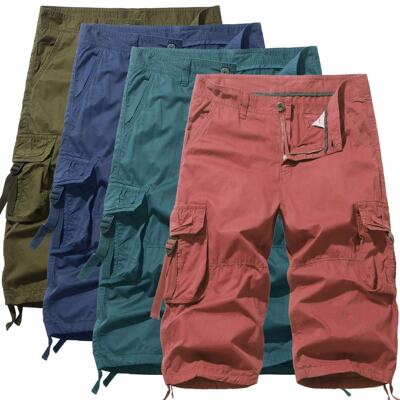 Long term men's workwear, split pants, plus size shorts,