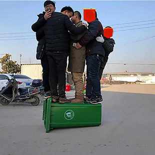 厂家垃圾桶户外240l环卫分类大号加厚挂车塑料桶120l脚踏垃圾箱