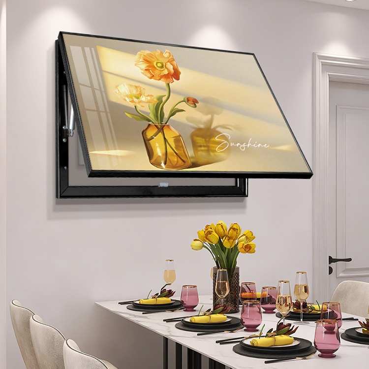 郁金香花电表箱装饰画弱电箱配电箱遮挡挂画电闸箱电源开关盒壁画