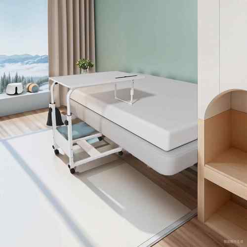 床上桌笔记本桌办公吃饭学习桌卧室书桌可移动简约桌带折叠支撑腿