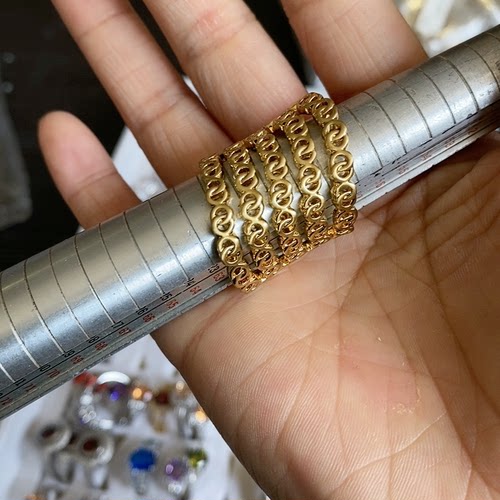 青岛美饰铜镶锆石高货戒指9码