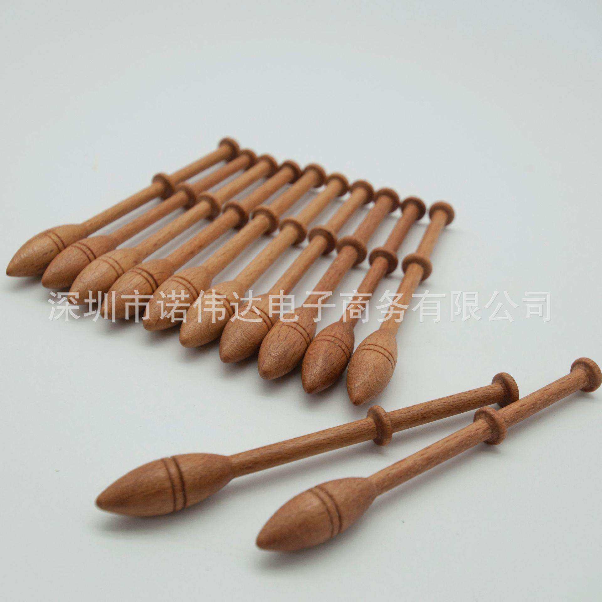 蕾丝编织用木线轴 花边编织木梭编织工具棒槌梭编蕾丝工具