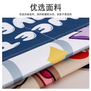 冰箱顶盖布防尘罩简约单双开门可收纳防灰尘盖巾家用洗衣机罩