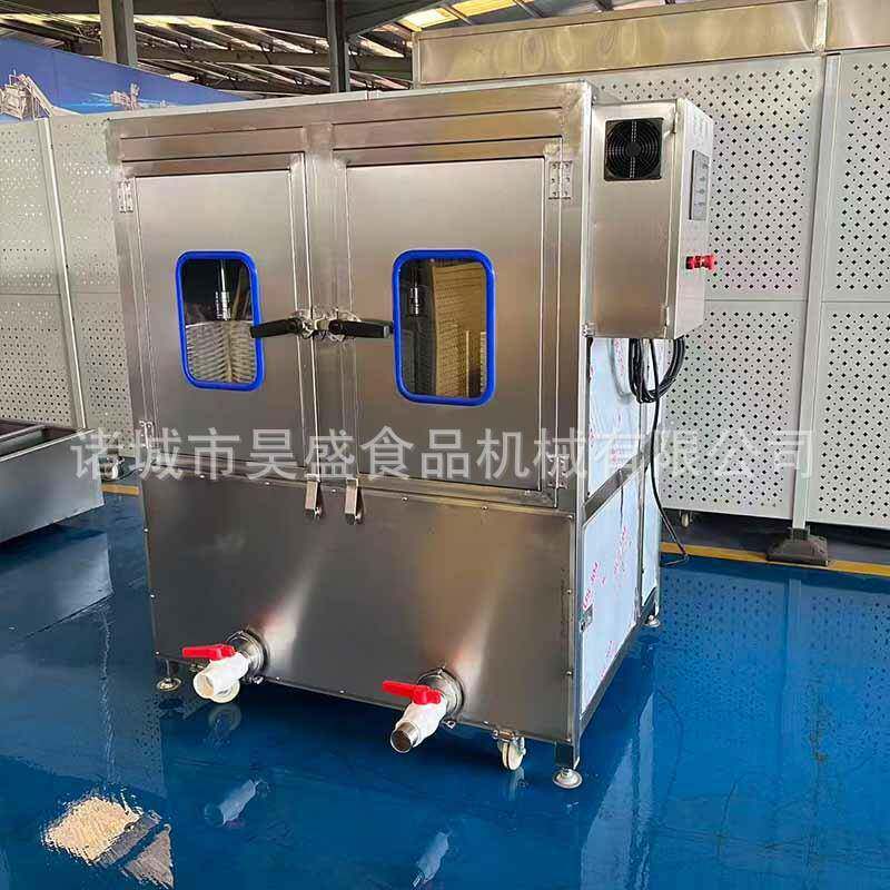 单式垃圾桶清洗机锥形桶清洗设备酱料周转桶加热毛刷清洗机器