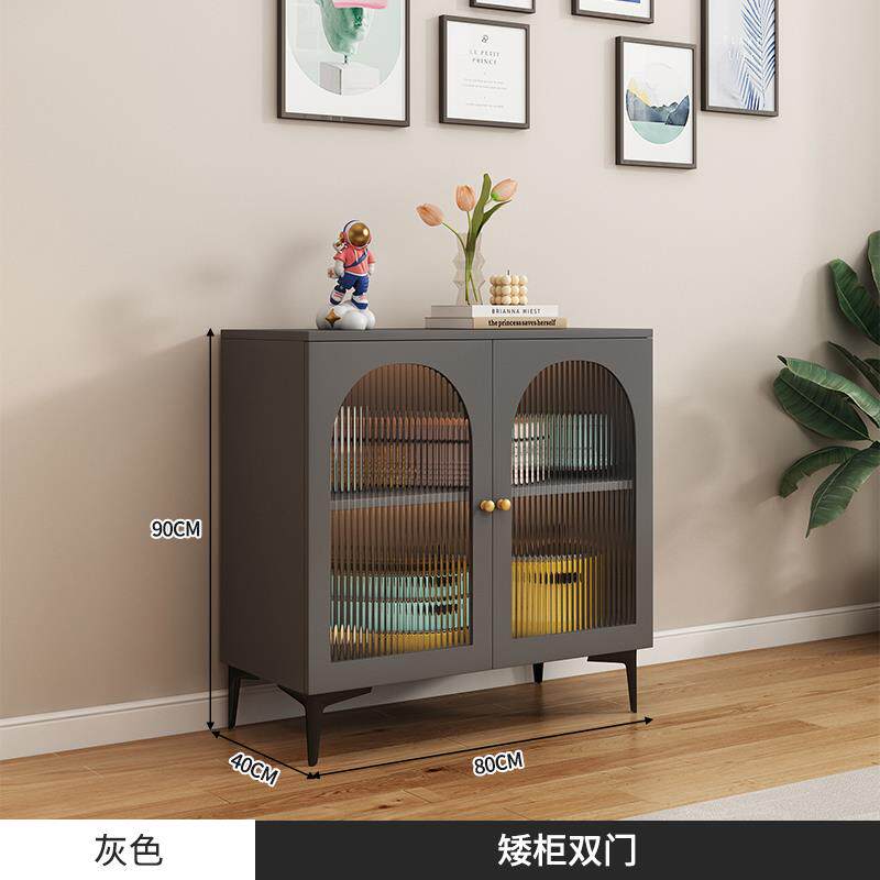 正品现代简约柜客厅靠墙置物柜茶餐水酒柜家用边柜子收纳储物桌柜