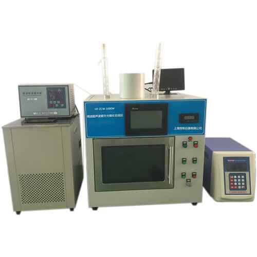 微波超声波紫外光催化合成仪HF-ZCW-1000W大屏液晶显示贺帆厂家