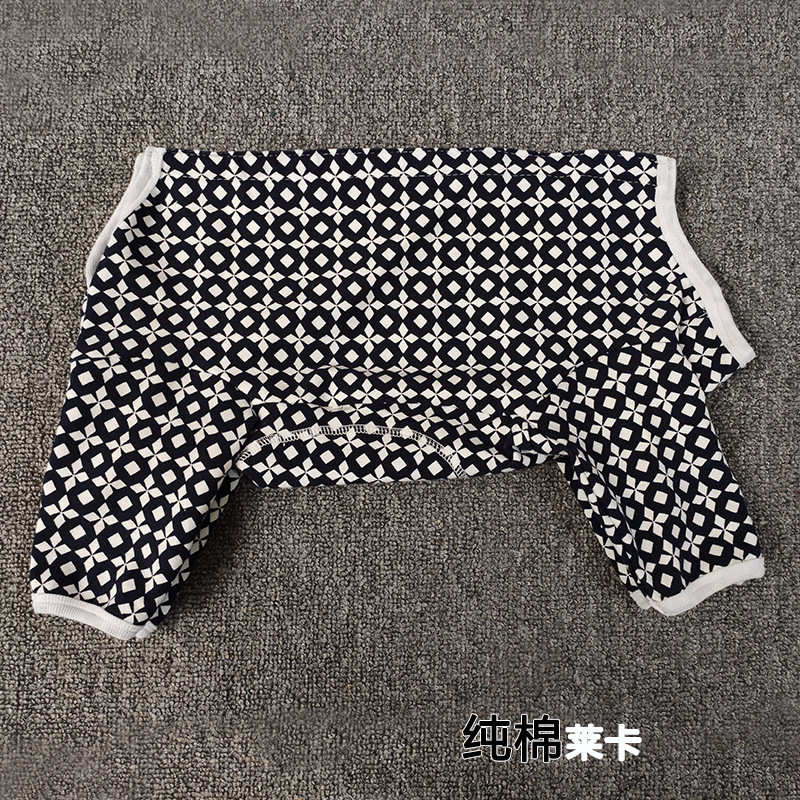 泰勒宠服泰迪比熊狗狗四脚衣服母狗包肚子断奶护肚居家服防掉毛