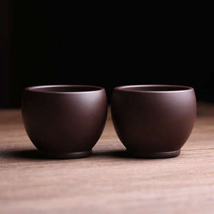 茶杯宜兴名家杯纯手工杯茶具主人品茗艳杯吴春功夫单原矿紫砂高档