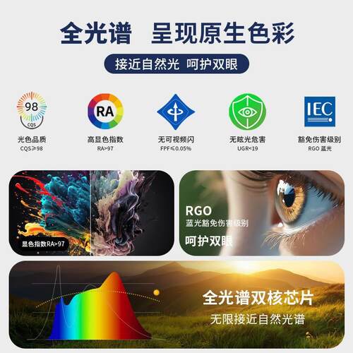 全光谱护眼白d灯包豪979斯中轻古客厅吊灯意式奢感全屋灯具留le套