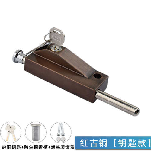 锁门门弹簧门旋转门铝合金有插销玻璃地移框地门锁门锁地木门玻璃