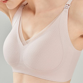 大码 孕妇文胸聚拢防下垂产后喂奶专用 哺乳内衣全罩杯大胸显小薄款