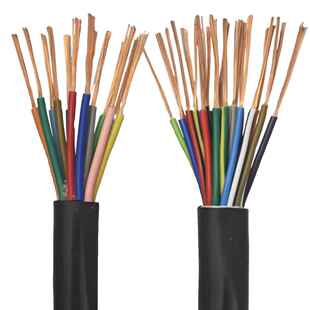 KVVR控制线RVV多芯信号电缆6 7 8 10 12 14 16芯0.3 0.5 0.75平方