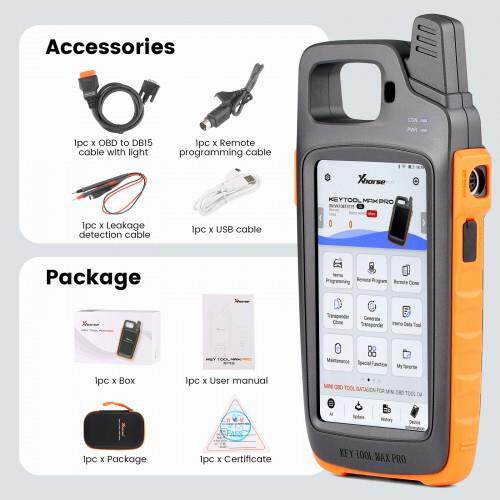 跨境Xhorse VVDI Key Tool Max Pro With MINI OBD Tool Function