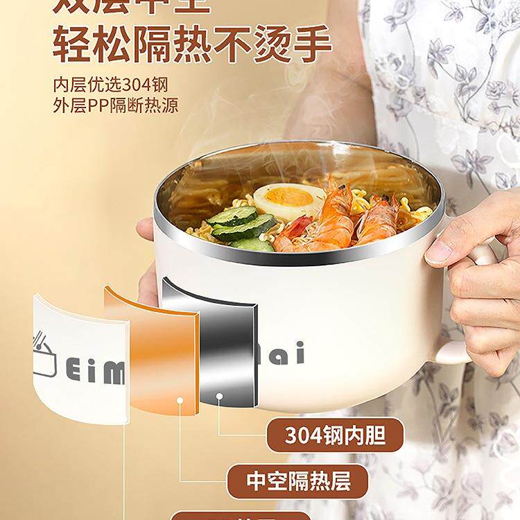 饭碗带盖上班族保温食堂打饭盒泡面碗新款不锈钢学生专用便当餐盒