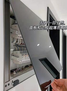 16毫电米玻璃电表箱AL100M28装饰画闸箱遮挡电箱盖板可竖大版直销