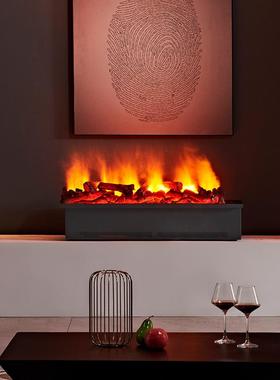 欧式真壁炉灯观赏裸碳炉芯仿火焰壁炉家l电壁炉装饰fir426e用pace