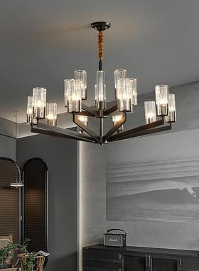 复轻奢晶师全铜吊灯后现代客厅水简约餐厅设计奢华XUA式别墅大气