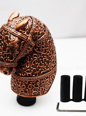 汽车改装换档把手头通用手排排挡头个性排换档杆马头创意自动挂挡