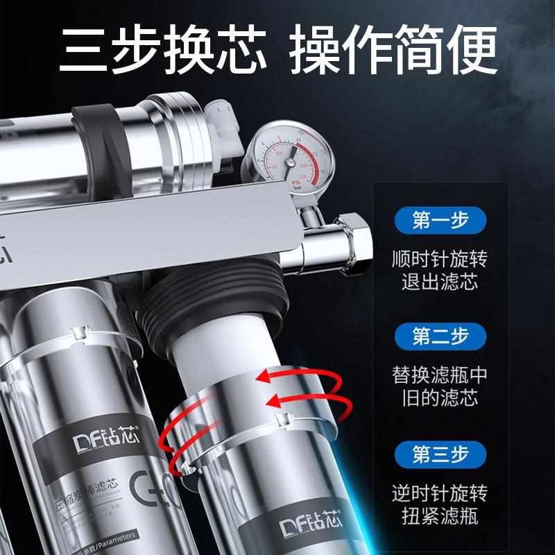 德國歐惠浦通用款不銹鋼通用濾芯家用龍頭過濾器直飲凈水機(jī)一套