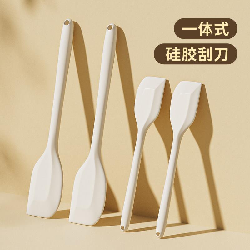 矽胶刮刀一体式刮板铲子专用蛋糕奶油搅拌刀耐高温食品级烘焙工具
