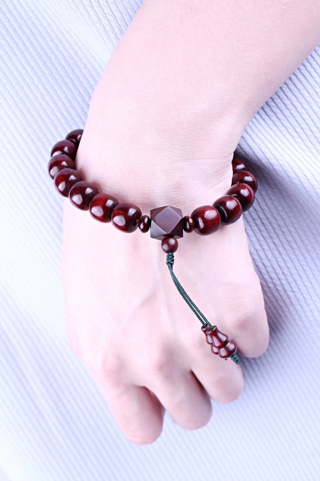 八灵珠小叶紫檀1.0老形珠佛珠文玩手串念珠手链情侣趣味收藏送礼