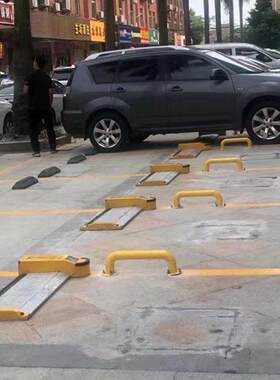 NBIOT长沙路边停车无人收费系统道路机器人平板式车位锁