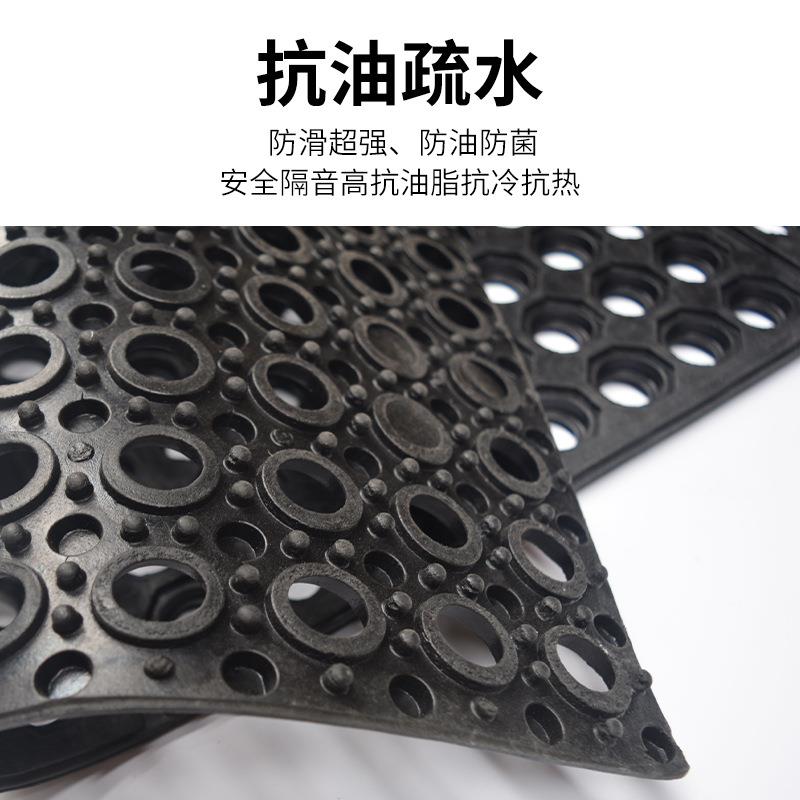 加厚厨房防滑垫隔水防油07096267商拼接用脚酒店厅饭店工厂橡餐垫