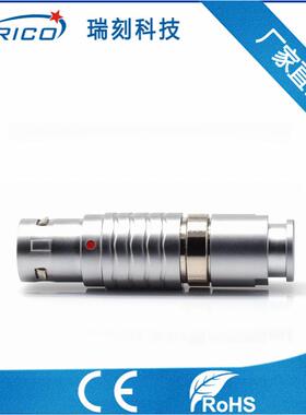 镀铬单螺母3B30PIN护套型连接器航空连接器电源分析器组接插件