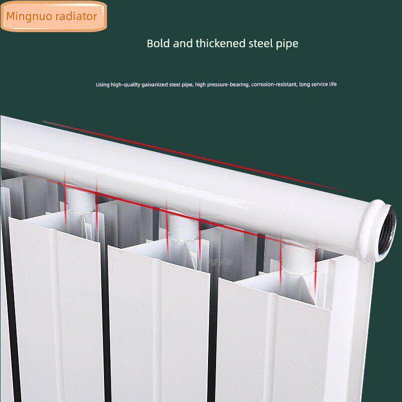 钢铝覆合暖气片7575耐高压蒸汽散热器钢铝覆合家用暖气工程用