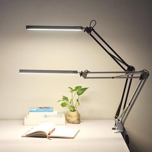 LED护眼台灯金属折叠学习阅读纹绣美甲通用长臂调节USB Lamp Desk