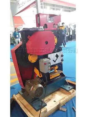 多模备具多型钢冲孔冲剪设钢角铁剪切机铝板板下机JS-05325料切断