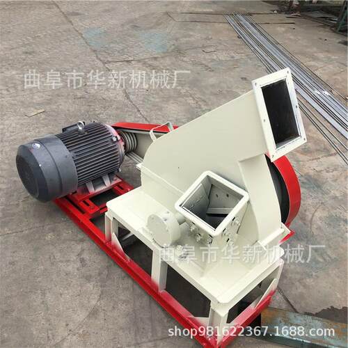 600型木材削片机直径15公分木头切片机园林移动式木材削片机