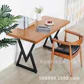 电脑铁支架桌腿办书桌铁会议桌公桌艺金属桌腿桌腿