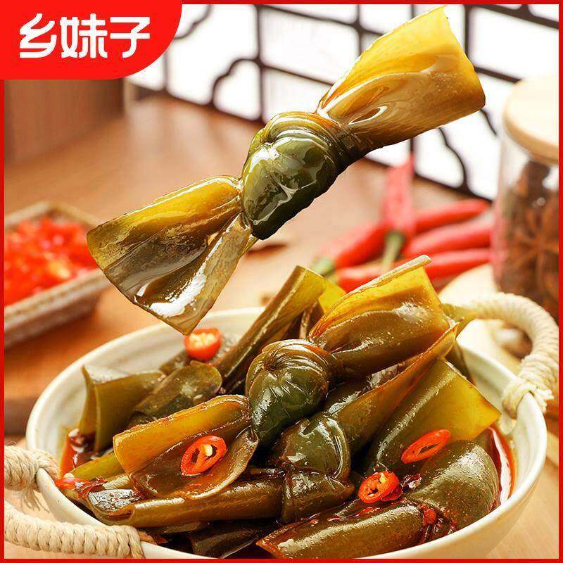 现货乡妹子酸辣海带结零食香辣脆爽开袋即食散装解馋小吃卤味网红